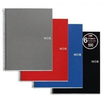 Cuadernos microperforados Note Book 6M polipropileno Miquelrius