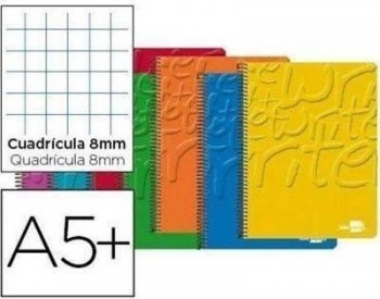 Block liderpapel 4º 80 hojas cuadro 8*8 BC09 08390