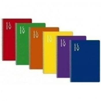 Bloc espiral Escolofi 180986500 folio 50/70 cuadros 4x4 con margen