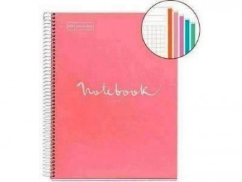 Block Miquel Rius A4 120 hojas 90 gramos 5x5 Emotions rosa 46068