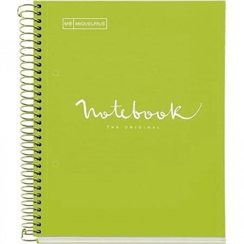 Block Miquelrius 4º 120 hojas 90 gramos 5x5 Emotions lima 46094