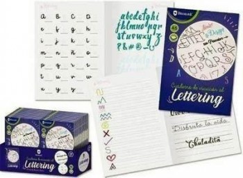 Block lettering cuarto 20 hojas Bismark 328439