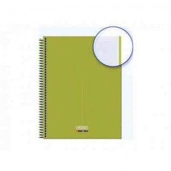 Block Ingraf A4 80 hojas 5x5 90 gramos tapa extradura lima 350736 soft Barcelona