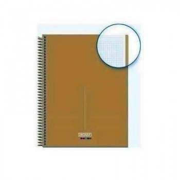 Block Ingraf A4 80 hojas 5x5 90 gramos tapa extradura amarillo 350739 soft Ronda