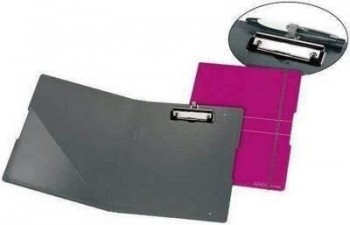 Carpeta miniclip Herlitz A4 con gomas morada opaco 11226628