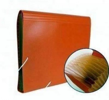 Clasificador PP Transparente.A4 4152005 Naranja