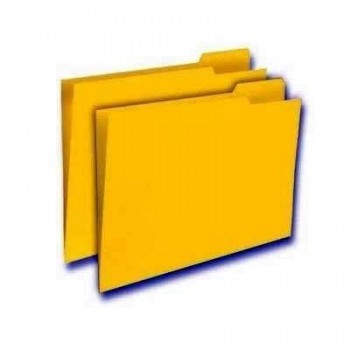 Subcarpeta de Gio 400040699 A4 P/50 pestaña derecha Amarillo