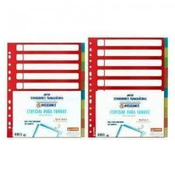 Separador Grafoplas polipropileno 10 separadores extra A4 41260700