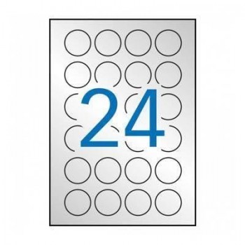 Etiquieta plata 40 20 hojas Apli 12975