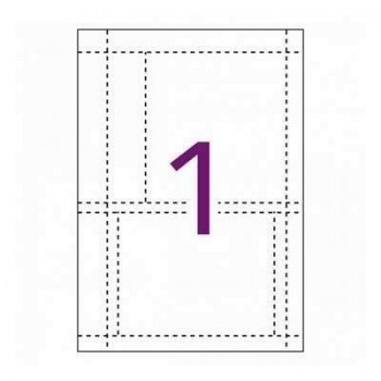 Etiquieta caratula CD microperforado 10 hojas Apli 10607