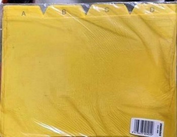 Indice Fichero 4º Amarillo Grafoplas 04040060