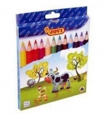 Lapiz Jovi Maxi Triangular 735/12 Colores Surtidos