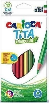 Lapices Carioca tita triangular colores surtidos