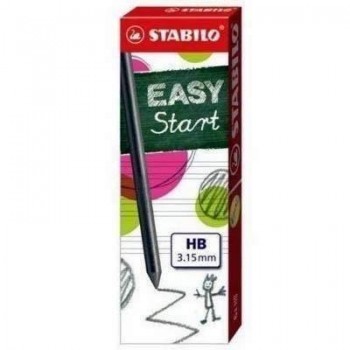 Minas Stabilo EASYergo 7890/6-HB C/6 Negro 3,15 MM