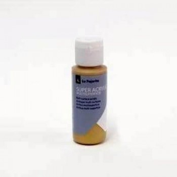 Pajarita Acrilica Nº46 Oro Rico FCO. 182076