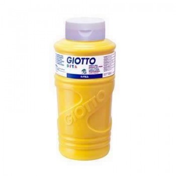 Pintura dedos Giotto 750ML. Amarillo 536002