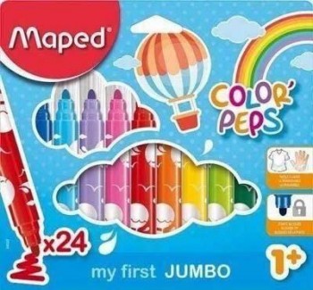 ROTU.MAPED 846222 C/24 JUMBO COLOR PEPS