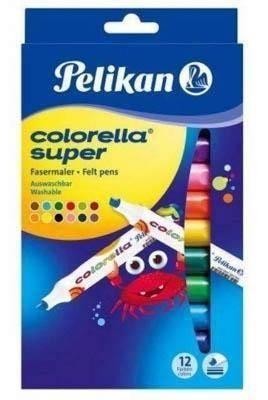 Rotulador Pelikan caja de 12 colorella super 804912