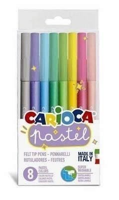 Rotulador Carioca Pastel C/8 43032