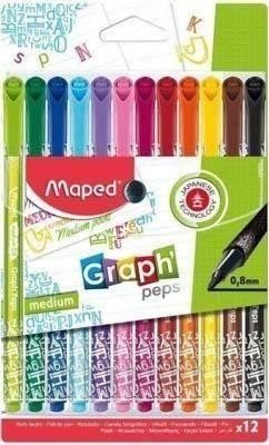 Rotulador Maped 749652 b/12 0.8 Graph peps