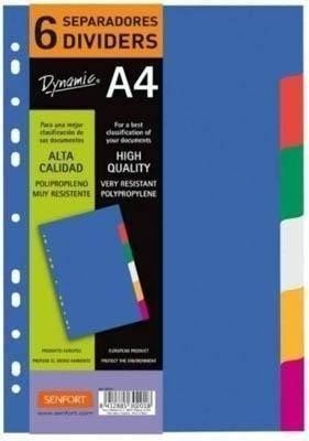 Separador polipropileno 6 separadores Senfort 302010 rigido
