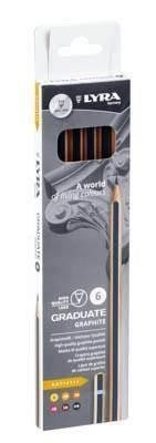 Lapiz Lyra Graduate Graphite Artistic Est. 6 Uds. L1171061