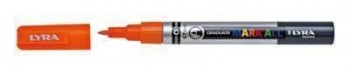 Marcador Permanente Lyra Mark All Naranja 0,7 mm