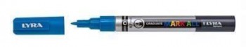 Marcador Permanente Lyra Mark All Azul Celeste 0,7 mm