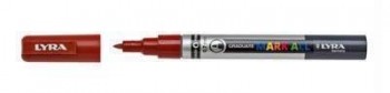 Marcador Permanente Lyra Mark All Marrón 0,7 mm