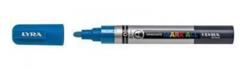 Marcador Permanente Lyra Mark All Azul Celeste 2 mm
