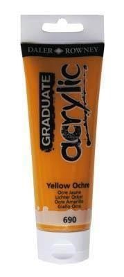 Graduate Col.Acríli. Yellow Ochre. Tubo120Ml