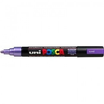 Uni Posca marcador de pintura base al agua 1,8 - 2,5 mm PC-5M Violeta met?lico 264481000