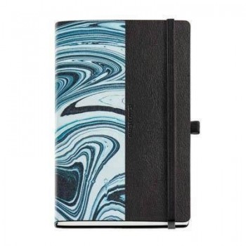 Cuaderno Miquelrius Flexible 112X174 84h. horizontal 90g. C/Goma Enjoy Marmol MR1506