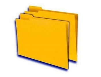 Subcarpeta de Gio 400040699 A4 P/50 pestaña izquierda Amarillo