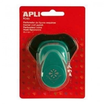 Taladro Apli 13637 Papel ESQUINA Flor Turquesa