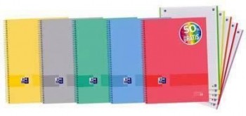 Bloc espiral Oxford 400149497 A4+ YOU tapa extradura 120H 90G cuadros 5x5