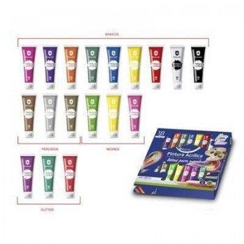 SET DE PINTURAS 18 UND X 36 ML 329602