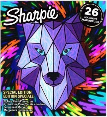 Rotulador Sharpie C/26 fine surtido 2158030 Edicion Wolf