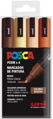 Rotulador Posca madera B/4 colores PC5M 182634853