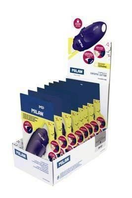 6005108B Caja expositora 8 bl?sters c?ter hoja cer?mica CAPSULE serie Acid, azul