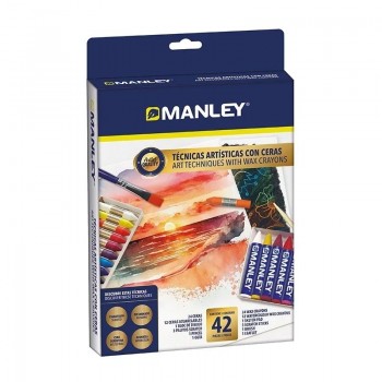 SET TECNICAS ARTISTICAS CON CERAS MANLEY MNC00110