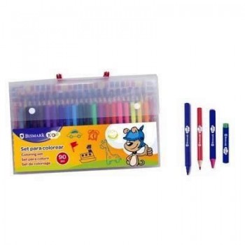 MALETIN 90 PCS ESCRITURA 332051 BISMARK