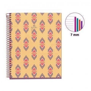 Block MiquelRius A5 120 hojas horizontal 70 gramos Boho chic waves MR49997