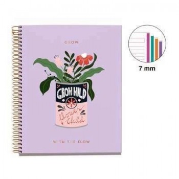 Block MiquelRius A5 120 hojas horizontal 70 gramos Florero Foodie MR4093