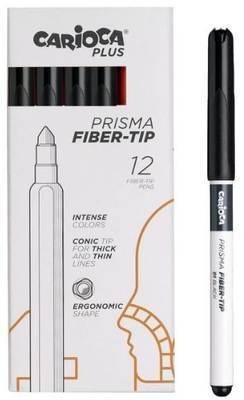 ROTULADOR PRISMA DE PUNTA DE FIBRA C/12 UDS 01 NEGRO 45217/01 CARIOCA