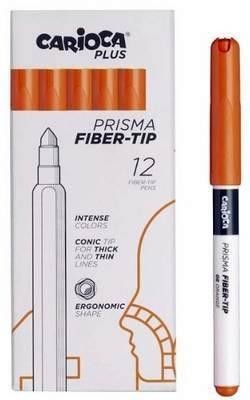 ROTULADOR PRISMA DE PUNTA DE FIBRA C/12 UDS 08 NARANJA 45217/08 CARIOCA