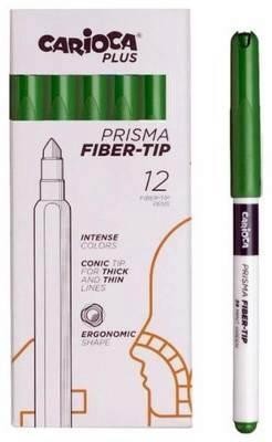 ROTULADOR PRISMA DE PUNTA DE FIBRA C/12 UDS 28 VERDE MENTA 45217/28 CARIOCA