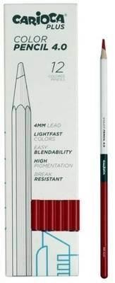 Papelería y librería > Escritura > Lápices de colores 4.0 C/12 UDS 03 ROJO 45216/03 CARIOCA