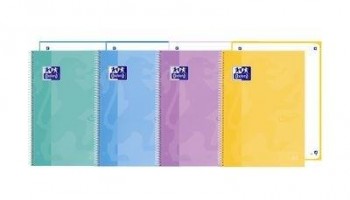 Bloc espiral microperforado Oxford 400184541 A5+ tapa extradura 80H 90G Dots puntos surtido touch