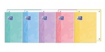 Bloc espiral microperforado Oxford 400184540 A4+ tapa extradura 80H 90G Dots puntos surtido touch